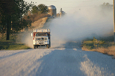 road highway outdoors transportation rural truck dust digital image stock photo photograph photography Tom Palmer Fantastic Places info@fantasticplaces.com