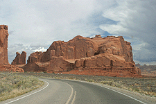 road highway outdoors transportation Arches National Park Utah digital image stock photo photograph photography Tom Palmer Fantastic Places info@fantasticplaces.com